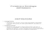 Fonetica e Fonologia 07.10.2015