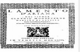Monteverdi - Lamento d Ariana Et Con Due Lettere Amorose 1623