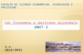 Olga Denti CdL Economia e Gestione Aziendale UNIT 3 a.a. 2014/2015.