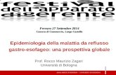 Prof. Rocco Maurizio Zagari Università di Bologna Epidemiologia della malattia da reflusso gastro-esofageo: una prospettiva globale Ferrara 27 Settembre.