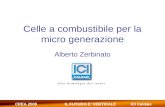 CREA 2008IL FUTURO E’ VERTICALE ICI Caldaie Celle a combustibile per la micro generazione Alberto Zerbinato.