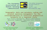 Pier Franco Pellegrini, Monica Gherardelli, Maurizio Tommasini, Gabriele Poli, Giulia Adembri Geographic data and metadata coding and network services.