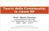 Prof. Mario Pavone Computazione Naturale CdL Magistrale in Informatica SDAI – DMI – UniCt mpavone@dmi.unict.it  Teoria.