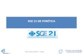 26 de marzo de 2010 – Grupo I SGE 21 DE FORÉTICA.