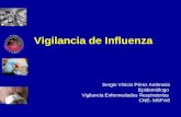 Vigilancia de Influenza Sergio Vinicio Pérez Ambrosio Epidemiólogo Vigilancia Enfermedades Respiratorias CNE- MSPAS.