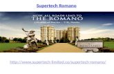 Supertech Romano Sector 118-Supertech Romano Noida