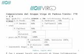 Composizione del Gruppo Virgo di Padova-Trento: FTE = 5.9