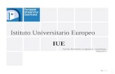 Istituto Universitario Europeo IUE