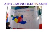 AIFO – MONGOLIA  15  ANNI