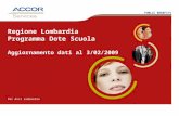 Regione Lombardia Programma Dote Scuola Aggiornamento dati al 3/02/2009