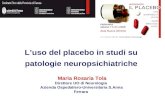 L’uso del placebo in studi su patologie neuropsichiatriche