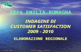 ARPA EMILIA-ROMAGNA INDAGINE DI CUSTOMER SATISFACTION 2009 - 2010