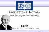 F ONDAZIONE  R OTARY del Rotary International
