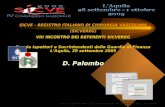 SICVE - REGISTRO ITALIANO DI CHIRURGIA VASCOLARE (SICVEREG) VIII INCONTRO DEI REFERENTI SICVEREG