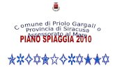 PIANO SPIAGGIA 2010