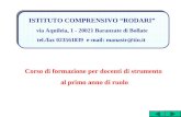 ISTITUTO COMPRENSIVO “RODARI” via Aquileia, 1 - 20021 Baranzate di Bollate