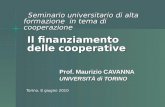 Prof. Maurizio CAVANNA UNIVERSITÀ di TORINO Torino, 8 giugno 2010