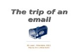 The trip  of an email