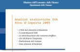 Analisi statistiche IVA Anno d’imposta 2005