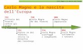 Carlo  Magno e la nascita dell’Europa