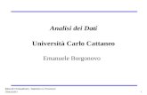 Analisi dei Dati Università Carlo Cattaneo Emanuele Borgonovo