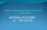 Istituto Comprensivo San Casciano V.P. a . s. 2011-2012