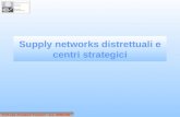 Supply networks distrettuali e centri strategici