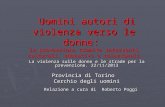 La violenza sulle donne e le strade per la prevenzione. 22/11/2013 Provincia di Torino