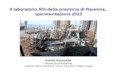 Il laboratorio RSI della provincia di Ravenna,  sperimentazione 2013 Andrea Panzavolta