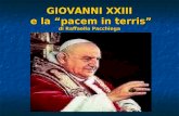 GIOVANNI XXIII  e la “pacem in terris” di Raffaella Pacchiega