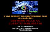 3° LIVE SURGERY DEL MEDITERRETINA CLUB 14-14 Aprile 2011 GESTIONE DELLE IOL LUSSATE/ SUBLUSSATE