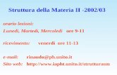 Struttura della Materia II -2002/03