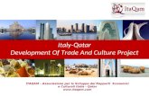 Italy-Qatar Development Of Trade And Culture Project