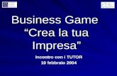 Business Game  “Crea la tua Impresa”