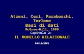 Atzeni, Ceri, Paraboschi, Torlone Basi di dati McGraw-Hill, 1999