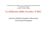 prof.ssa Giuliana Sandrone Boscarino Università di Bergamo