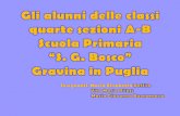 Gli alunni delle classi quarte  sezioni A-B Scuola Primaria  “S . G.  Bosco” Gravina in Puglia
