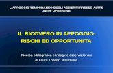 L'APPOGGIO TEMPORANEO DEGLI ASSISTITI PRESSO ALTRE UNITA' OPERATIVE