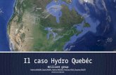 Il caso Hydro Quebéc