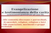 Evangelizazione e testimonianza della carità (orientamenti pastorali per gli anni 90)