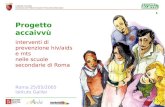 Progetto accaivvù interventi di prevenzione hiv/aids e mts  nelle scuole secondarie di Roma