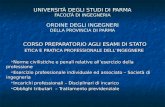 CORSO PREPARATORIO AGLI ESAMI DI STATO ETICA E PRATICA PROFESSIONALE DELL’INGEGNERE