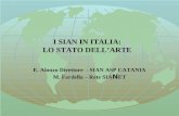 I SIAN IN ITALIA:  LO STATO DELL’ARTE