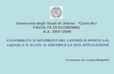 Università degli Studi di Urbino  “Carlo Bo” FACOLTÀ DI ECONOMIA  A.A. 2007-2008