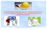 COMPITI DEL MEDICO COMPETENTE 1. VALUTAZIONE DEI RISCHI Art.25