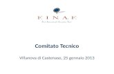 Comitato Tecnico Villanova di  Castenaso , 25 gennaio 2013