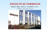 FACOLTÀ DI FARMACIA PARCO AREA DELLE SCIENZE 27/A  (CAMPUS UNIVERSITARIO)
