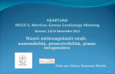 HEARTLINE IRCCS S. Martino Genoa  Cardiology  Meeting Genova, 15/16 Novembre 2013