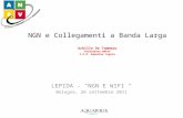 NGN e Collegamenti a Banda Larga Achille De Tommaso Presidente  ANFoV C.E.O. Aquarius  Logica