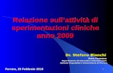 Dr. Stefano Bianchi Area Farmaco  Dipartimento Farmaceutico Interaziendale